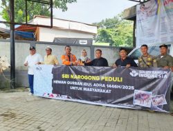 Sambut Iduladha 1446 H, Solusi Bangun Indonesia Pabrik Narogong Berbagi 27 Hewan Kurban