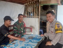 Bhabinkamtibmas Polsek Cisoka Lakukan Giat Sambang Dan Juga Sekaligus Mensosialisasi Layanan Polri 110 Kepada Warga Di Wilayah Binaan