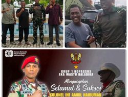 Amar Direktur Utama PT Arka Putra Ucapkan Selamat & Sukses Wadan group 1 Kopassus Kolonel Inf Amril Hairuman Tehupelasury, S.I.P