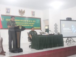 Korem 064/MY Gelar Sosialisasi Inteltek TNI AD 2025 : Perkuat Keamanan Data Digital dan Siber