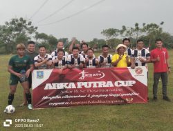 Suport Baladika Grup 1 Kopasus, PT Arka Putra Jalin Silaturahmi Melalui Pertandingan Sepak Bola Warga Curug Bonteng Dengan Polsek Kragilan