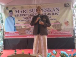Ustadz Jamaludin Ketua LPTQ Kec Cisoka : Terimakasih Kades Bojongloa Sudah Melaksanakan Kegiatan STQ Tingkat Desa