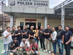 Puluhan Masyarakat Datangi Polsek Cisoka Minta APH Tindak Tegas