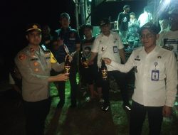 Polisi Polsek Cisoka Bubarkan Panggung Exsotic, 8 Karton Petasan Dan 4 Botol Miras Di Amanakan